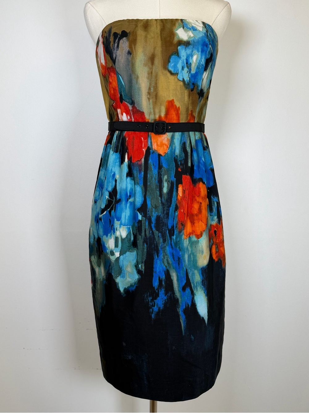 Anthropologie By Moulinette Soeurs ‘Splashed Palette’ Silk Blend Sheath Womens 6 - Picture 4 of 17
